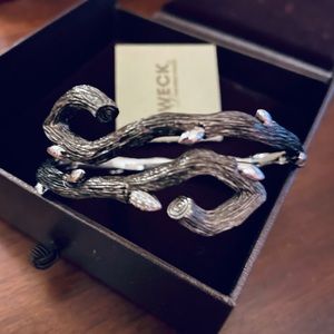 Dweck Branch Double Hinged Diamond Cuff